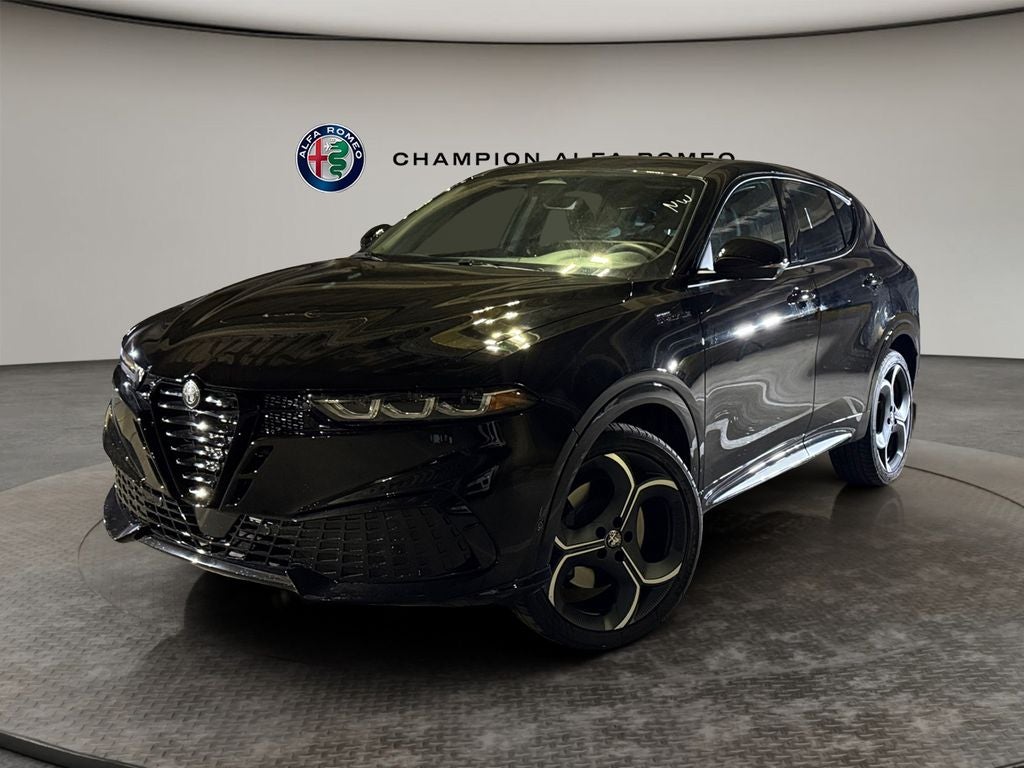 2026 Alfa Romeo Tonale TONALE SPORT SPECIALE AWD in Alfa Black Exterior Paint — front three-quarter view